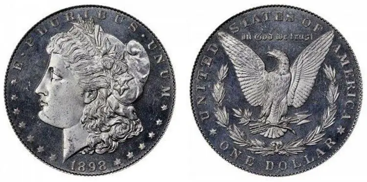 1898 Morgan Silver Dollar