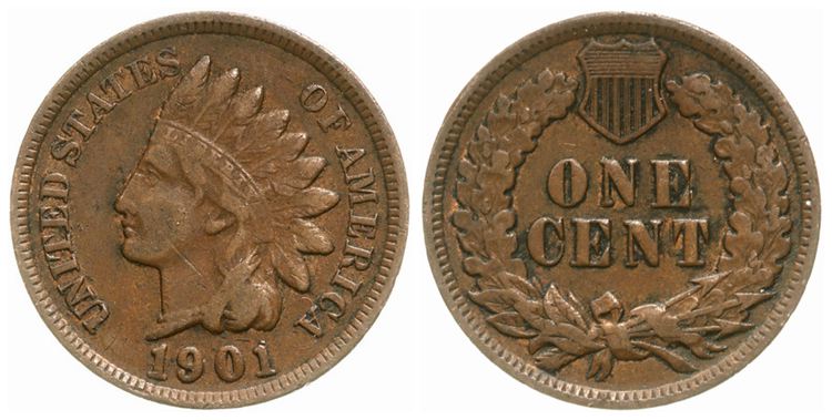 1901 Indian Penny