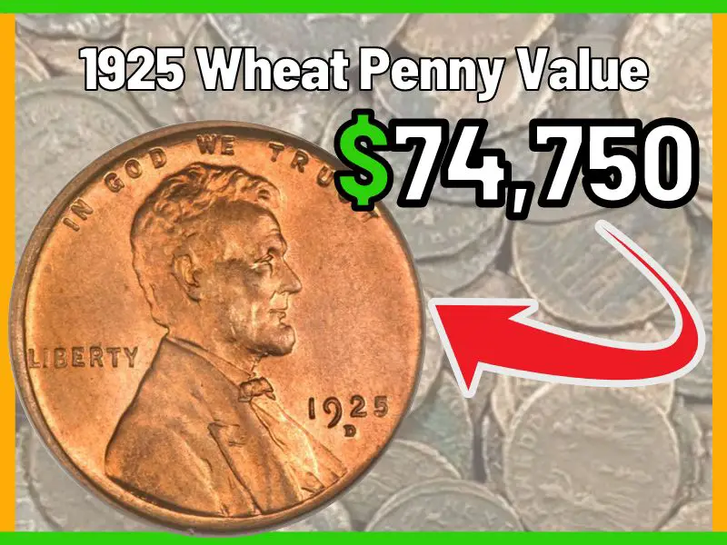 1925 Wheat Penny Value And Price Chart