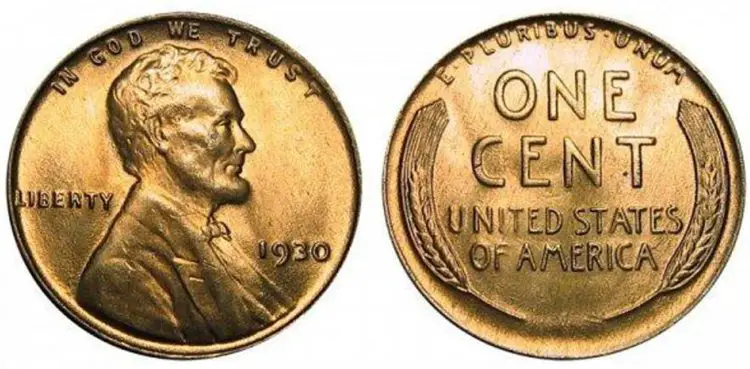 1930 Lincoln Wheat Penny