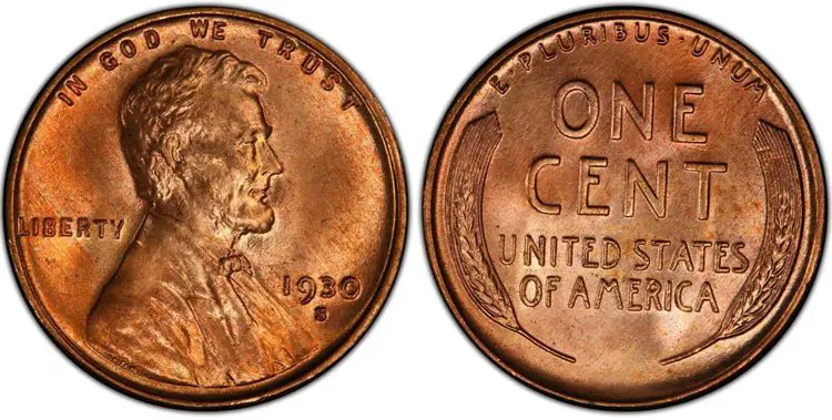 1930 S Wheat Penny Value