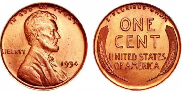 1934 Wheat Penny