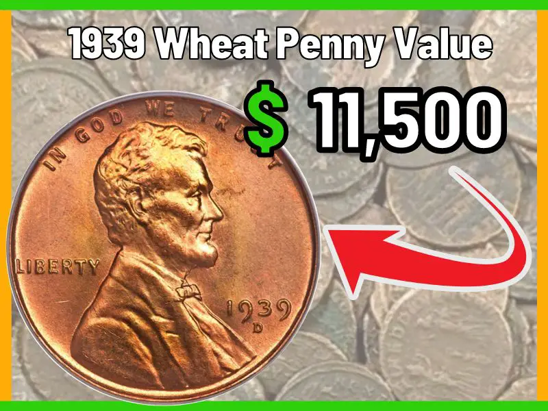 1939 Wheat Penny Value And Price Chart