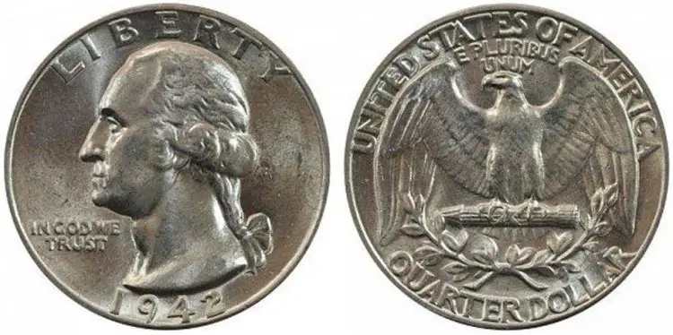 1942 Silver Quarter