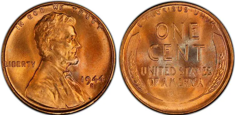 1944 S Copper Penny Value