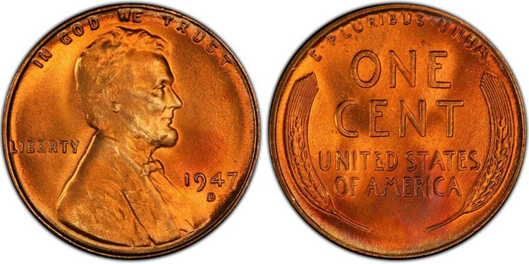 1947 D Wheat Penny Value