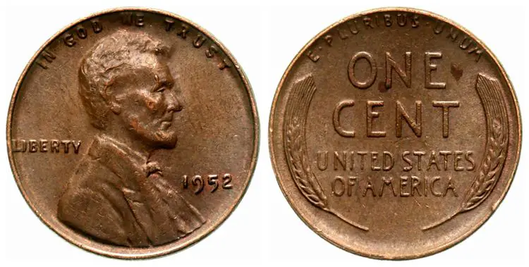 1952 Wheat Penny Series