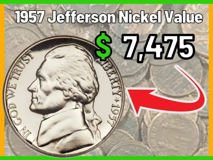 1957 Jefferson Nickel Value and Price chart