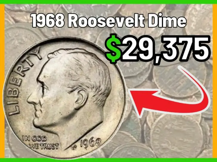 1968 Roosevelt Dime