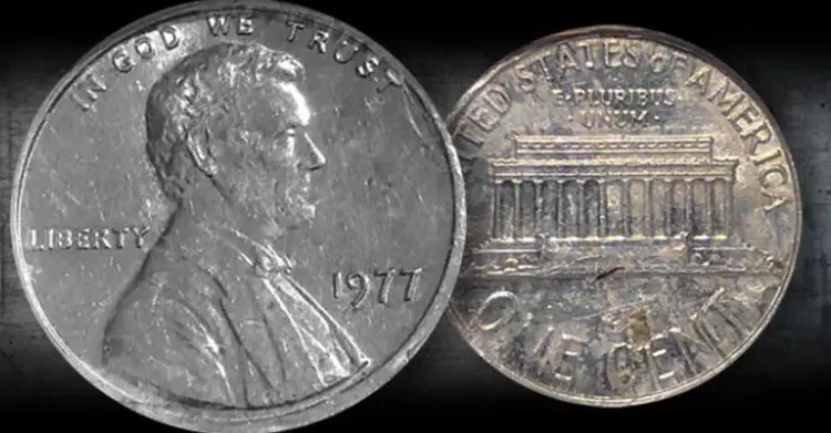 1977 Aluminum penny
