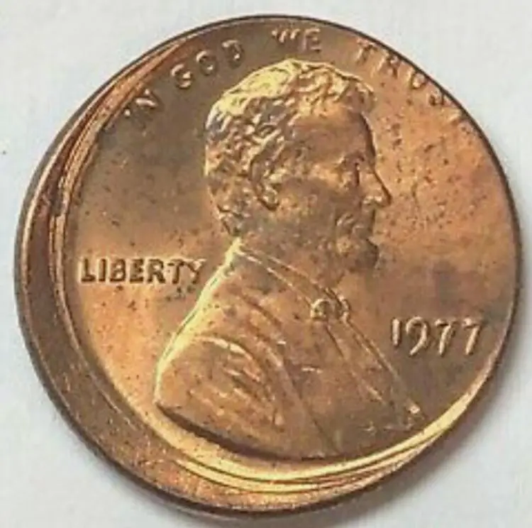 1977 Off Center Pennies