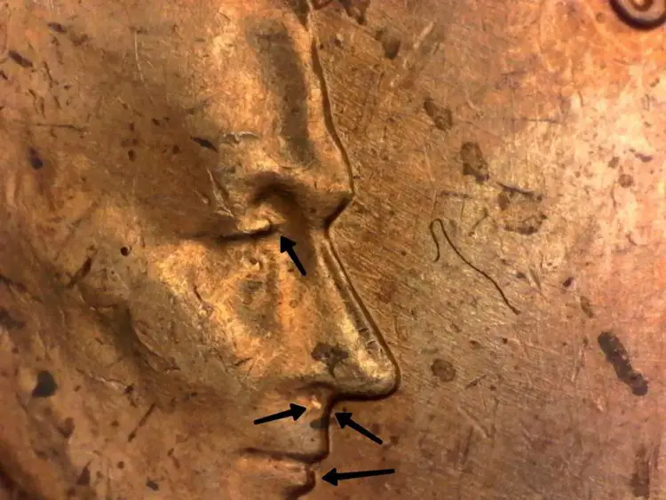 Extra Eyelid Lincoln Penny
