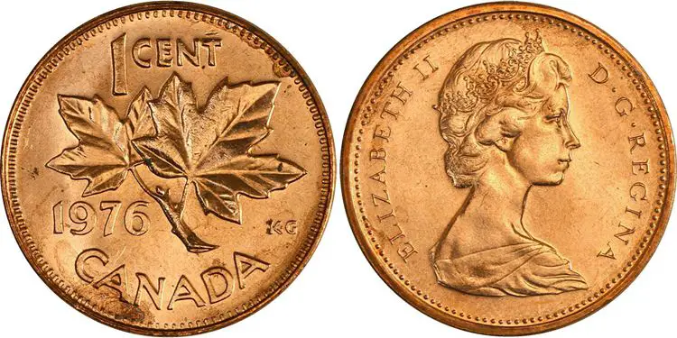 How Much is a 1976 Canadian Penny Worth
