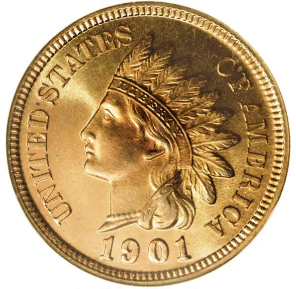 Most Valuable 1901 Indian Head Penny