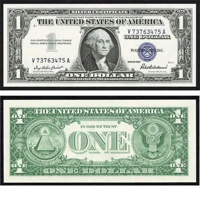 What Does a 1957 Silver Certificate Dollar Bill Look Like