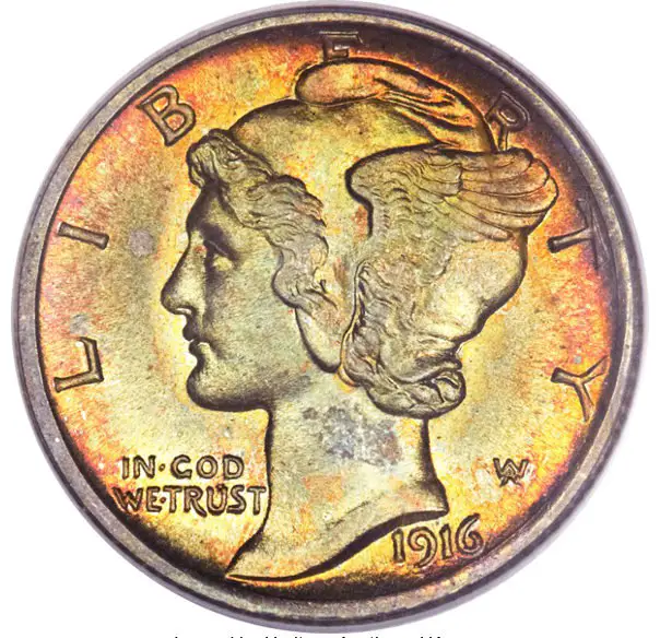 Most Valuable 1916 Mercury Dime