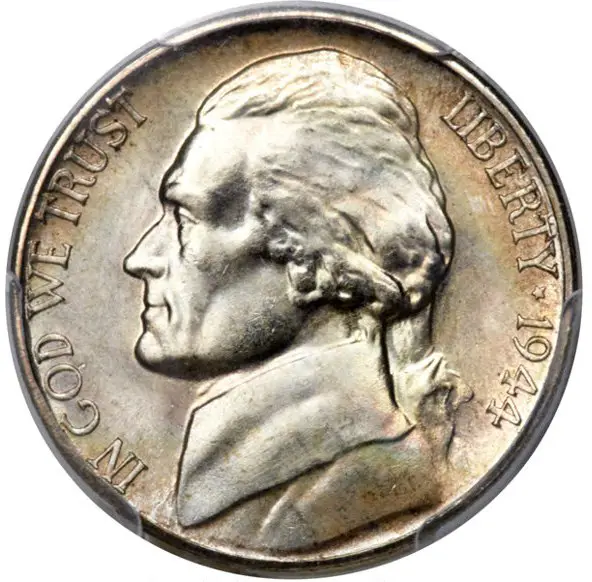 Most Valuable 1944 Jefferson Nickel