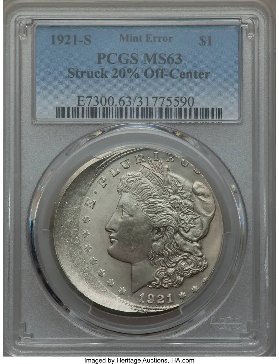 1921-S Morgan Dollar, MS63 Sold on Jan 5, 2017 for $16,450