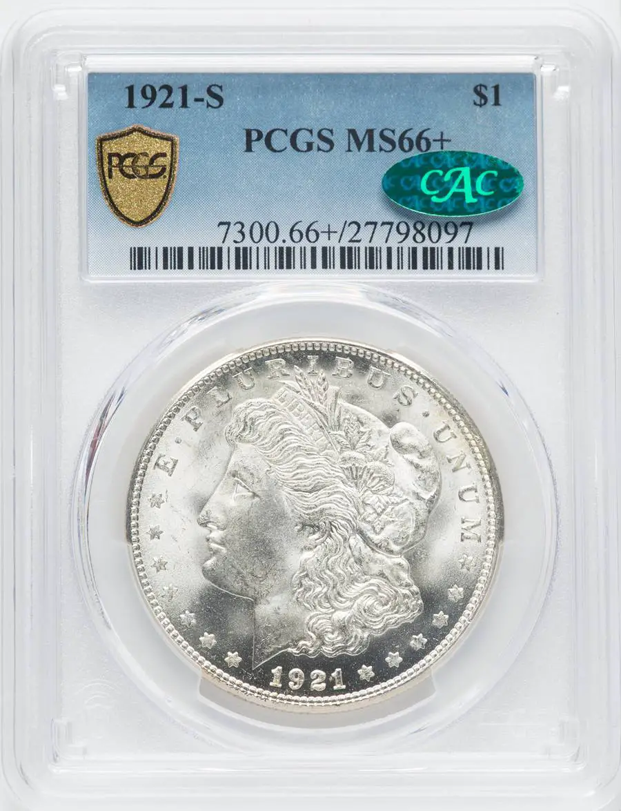 1921-S Morgan Dollar, MS66+ Sold on Dec 15, 2022 for $18,600
