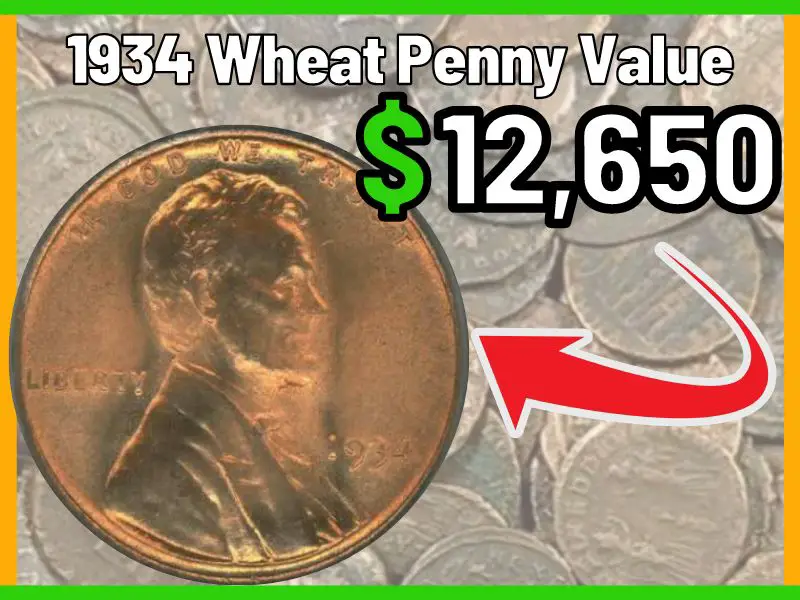 1934 Wheat Penny Value And Price Chart