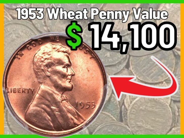 1953 Wheat Penny Value and Price Chart